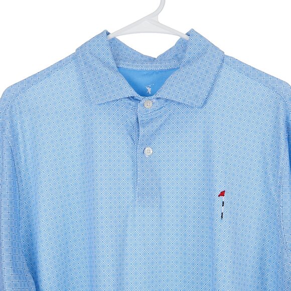 Fairway & Green Blue Men's Golf Polo Size Medium - Picture 2 of 6